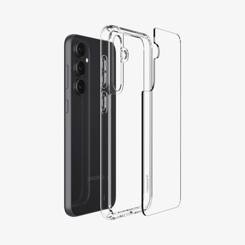 ACS05617 - Galaxy S23 Ultra Case Ultra Hybrid in crystal clear showing the back